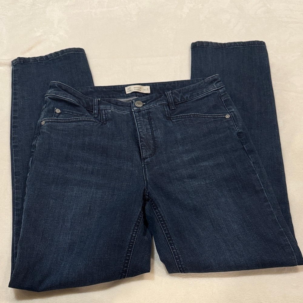 J. Jill Dark Blue Straight Leg Jeans